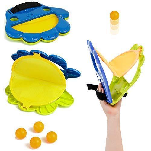 Taylor Toy Sports Taylor Toy Pop and Catch Indoor/Outdoor Hand Ping-Pong Launcher - Indoor, Backyard & Beach Game - Kids Catch Game